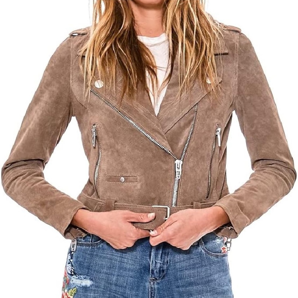 Blank NYC Suede Moto Jacket